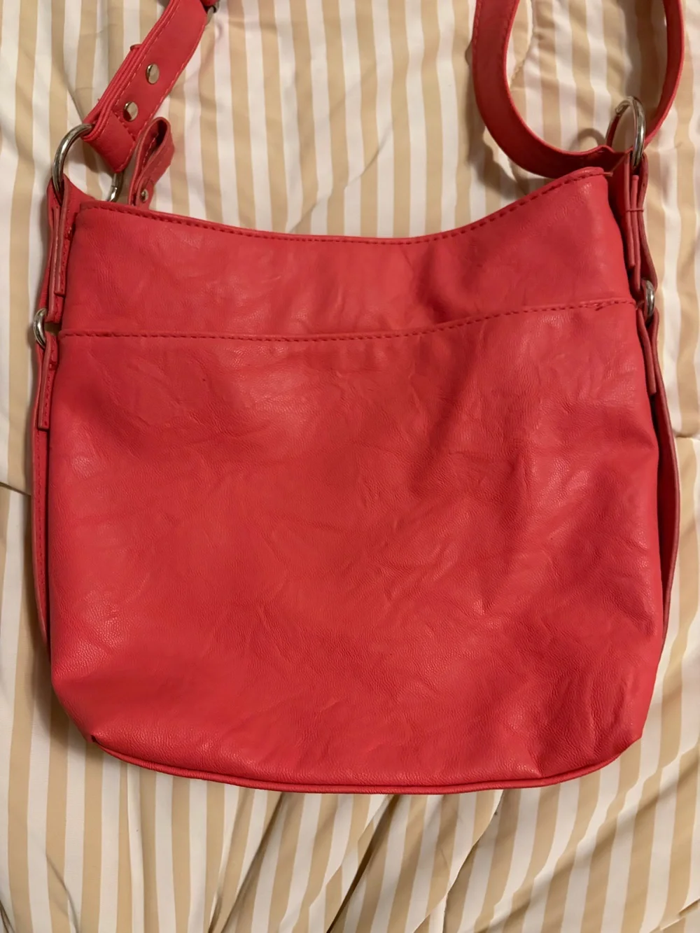 Rosetti Red Leather Crossbody Bag